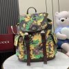 GG Canvas Large Camouflage Backpack 839110 QA