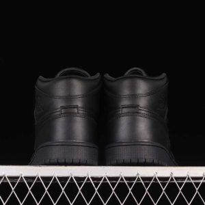 New Arrival AJ1 Mid 554724-093 All Black