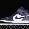 New Arrival AJ1 Mid Obsidian 554724-445