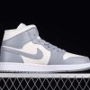 New Arrival AJ1 Mid BQ6472-115 Grey Sail