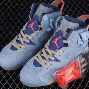 New Arrival AJ6 Travis Scott x Cerulean AJ6 DH0690-400