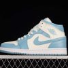 AJ 1 Mid University Blue BQ6472-141 AJ 1 Mid University Blue BQ6472-141