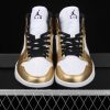 New Arrival AJ1 Mid DC1419-700 Metallic Gold