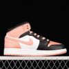 New Arrival AJ1 Mid DM9077-108 black and white powder