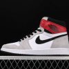 New Arrival AJ1 High 555088-126 Light Smoke Grey