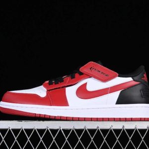 New Arrival AJ1 Low FlyEase Gym Red DM1206-163