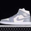 New Arrival AJ1 Mid BQ6472-115 Grey Sail