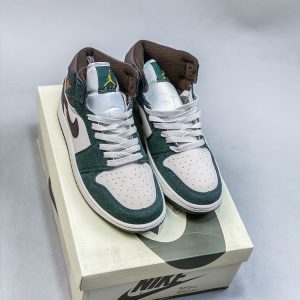 New Arrival AJ 1 Mid Mini Lux Blue AJ3005 7