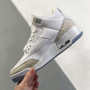 New Arrival AJ 3 Retro Pure White 136064 111 White AJ3049 9