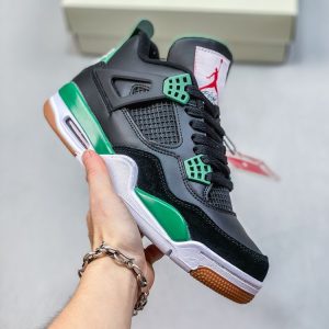 New Arrival AJ 4 Retro Green Glow 308497 033 AJ3017 4