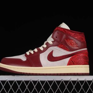 New Arrival AJ1 DZ2820 601 Tiki Leaf (3)