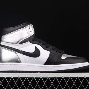 New Arrival AJ1 High CD0461-001 Silver Toe