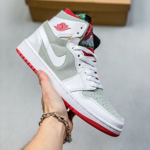 New Arrival AJ1 High Zoom Comfort Hare CT0978 100 Grey White AJ3003 7