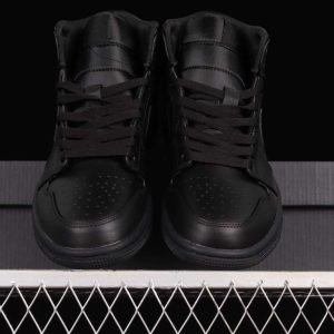 New Arrival AJ1 Mid 554724-093 All Black