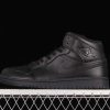 New Arrival AJ1 Mid 554724-093 all black