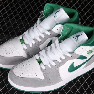 New Arrival AJ1 Mid DC7294-103 White Gray Green