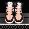 New Arrival AJ1 Mid DM9077-108 black and white powder