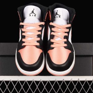 New Arrival AJ1 MID DM9077 108 Black And White (2)