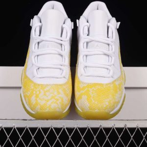 New Arrival AJ11 AH7860 107 Low SE Yellow Snakeskin (2)