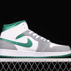 New Arrival AJ1 Mid DC7294-103 White Gray Green