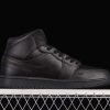 New Arrival AJ1 Mid 554724-093 all black