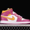 New Arrival AJ1 Mid DC0350-100 Day of the Dead white yellow powder
