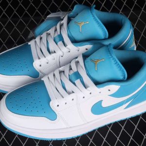 New Arrival AJ1 Low Aquatone 553560-174
