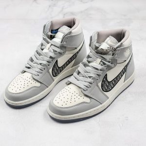 AJ 1 High x DO ‘Wolf Grey’ CK6636-101
