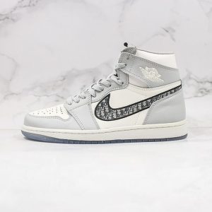 AJ 1 High x DO ‘Wolf Grey’ CK6636-101