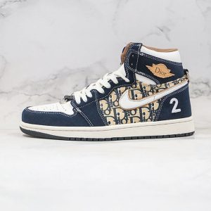 AJ 1 High x DO ‘Navy’