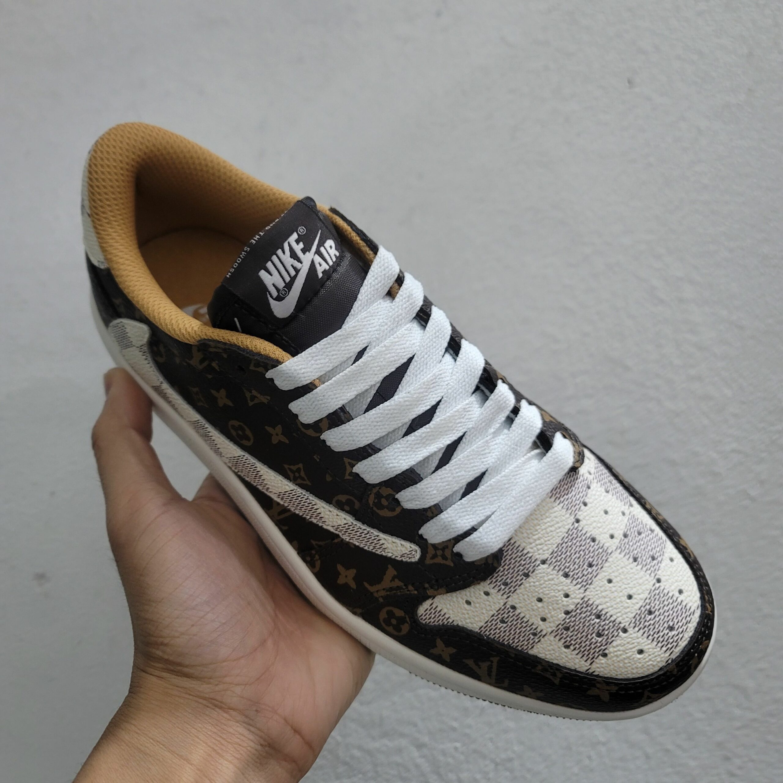 AJ 1 Low x Travis Scott x LV Brown AJ 1 Low x Travis Scott x LV Brown