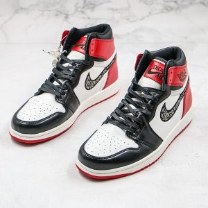 AJ 1 High x DO ‘White Black Red’ CN8607-006