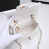 CN Classic Mini Flap Bag Golden Hardware White For Women QA