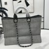 CN Deauville Tote Canvas Bag Light Grey For Women A66941 QA