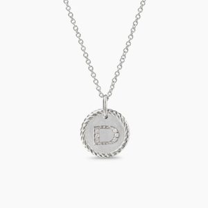 New Fashion David Yurman Letter Necklace 004