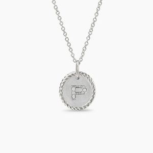 New Fashion David Yurman Letter Necklace 016
