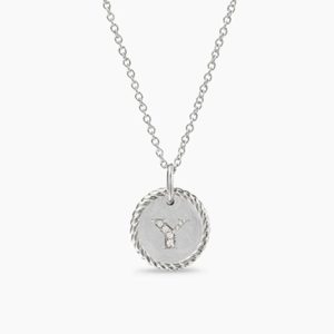 New Fashion David Yurman Letter Necklace 025
