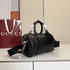 GG Emblem Small Duffle Bag 855789 QA GG Emblem Small Duffle Bag 855789 QA