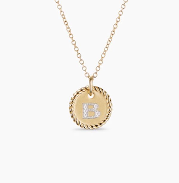 New Fashion David Yurman Letter Necklace 028