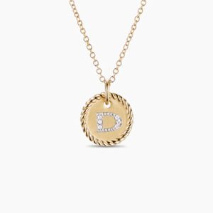 New Fashion David Yurman Letter Necklace 030