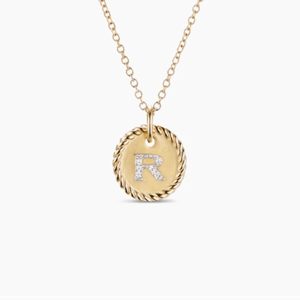 New Fashion David Yurman Letter Necklace 044