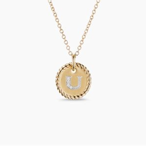 New Fashion David Yurman Letter Necklace 047