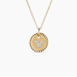 New Fashion David Yurman Letter Necklace 051