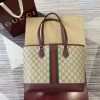 GG Ophidia Medium Canvas Tote Bag 836849 QA