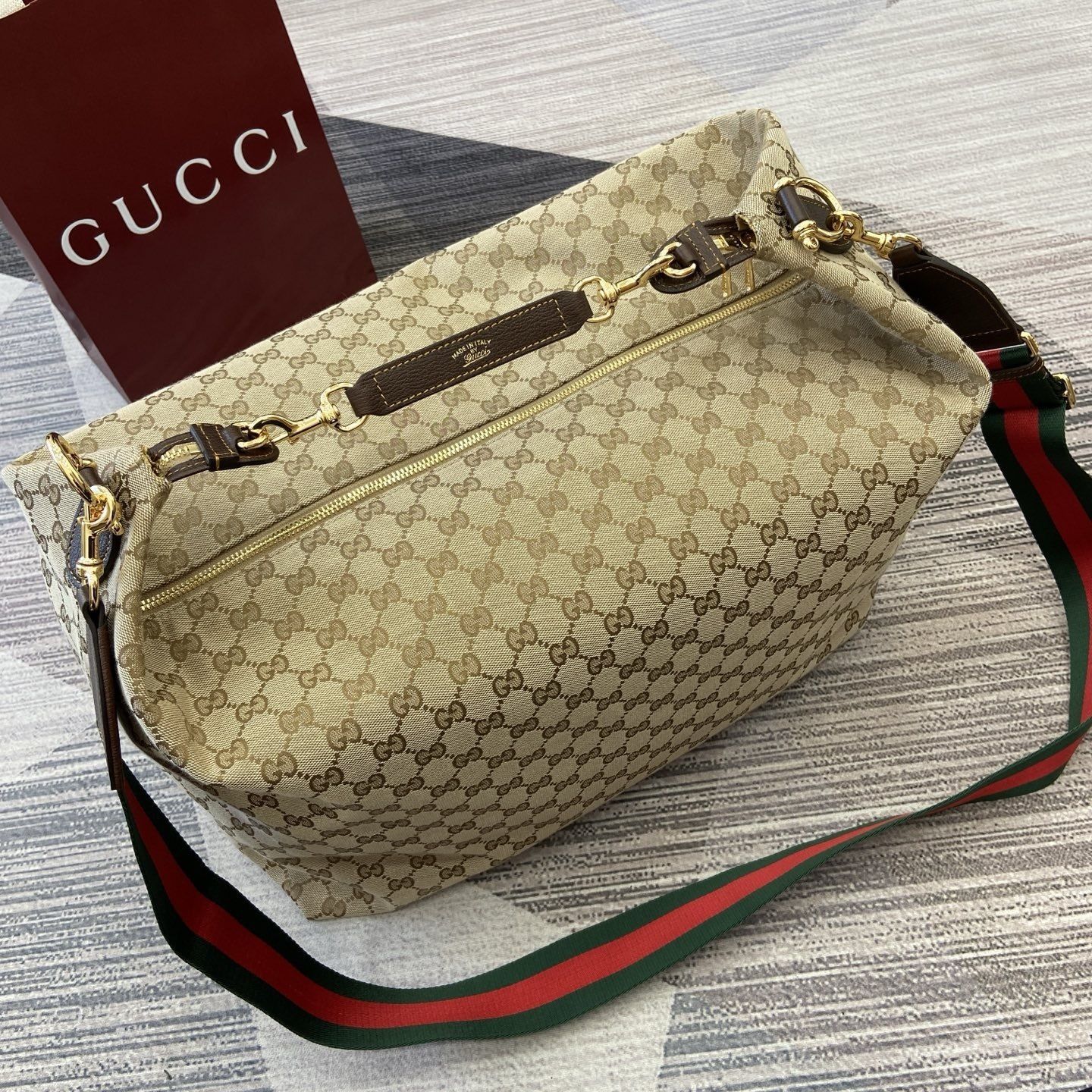 GG Brera Large Crossbody Bag 864485 GG Brera Large Crossbody Bag 864485