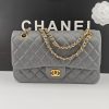 CN Classic Handbag Grey Gold Hardware For Women A01112 QA CN Classic Handbag Grey Gold Hardware For Women A01112 QA