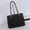 CN Classic Tote Bag Gold Toned Hardware Black For Women QA