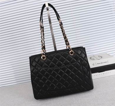 CN Classic Tote Bag Gold Toned Hardware Black For Women CN Classic Tote Bag Gold Toned Hardware Black For Women