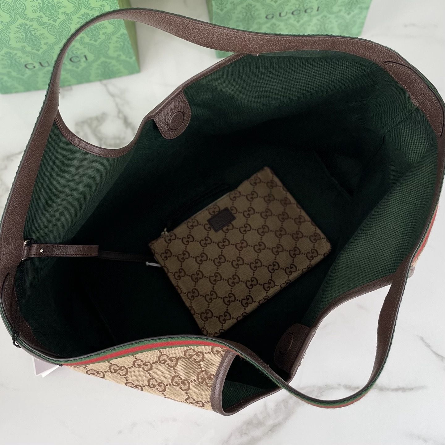 GG Giglio Large Tote Bag 853971 GG Giglio Large Tote Bag 853971