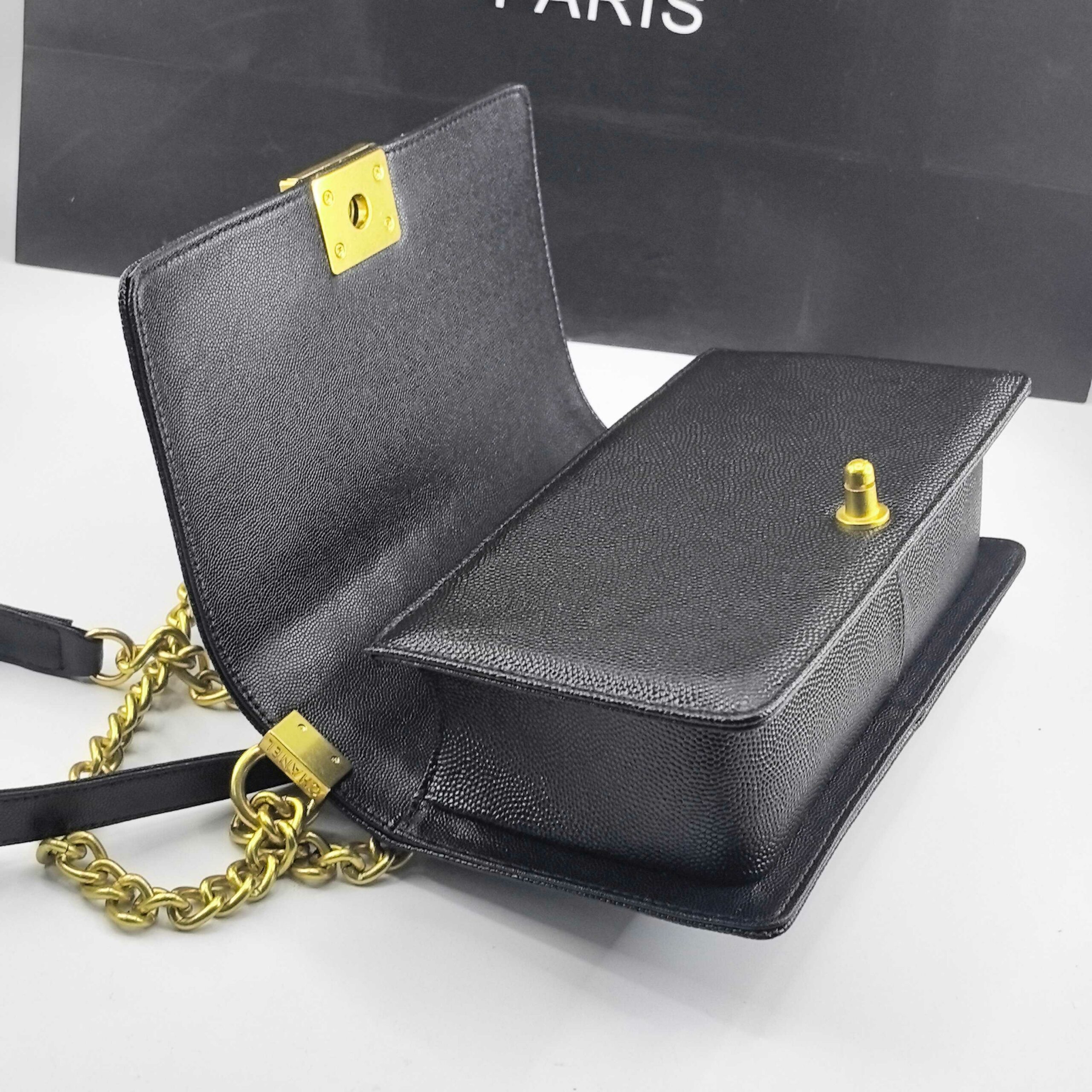 CN Boy HandBag Black For Women A67086 CN Boy HandBag Black For Women A67086